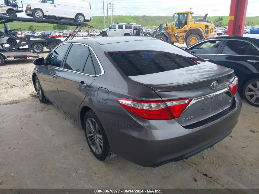 2015 Toyota Camry Se VIN: 4T1BF1FK8FU487774 Lot: 39670977