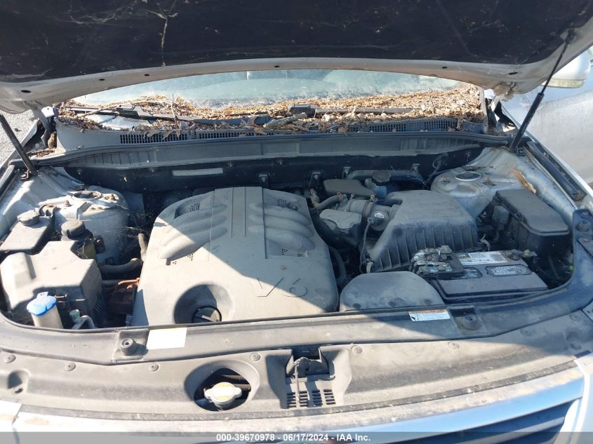 2012 Hyundai Veracruz Gls VIN: KM8NUDCC7CU185891 Lot: 39670978