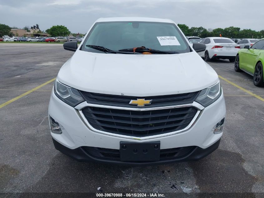 2019 Chevrolet Equinox Ls VIN: 3GNAXSEV3KS553891 Lot: 39670988