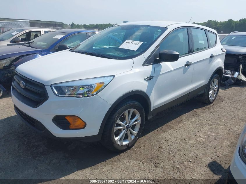 2017 Ford Escape S VIN: 1FMCU0F72HUB71919 Lot: 39671002