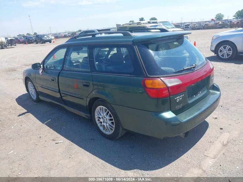 2002 Subaru Legacy Gt VIN: 4S3BH645X27310063 Lot: 39671009