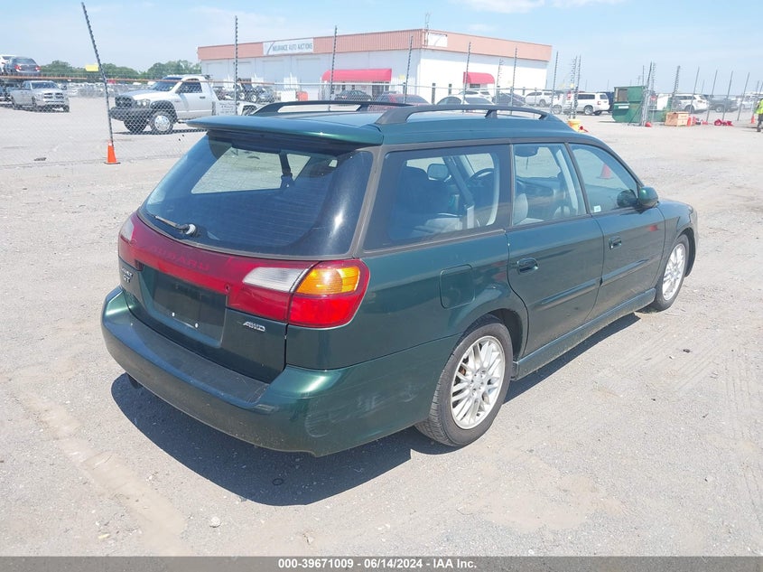2002 Subaru Legacy Gt VIN: 4S3BH645X27310063 Lot: 39671009