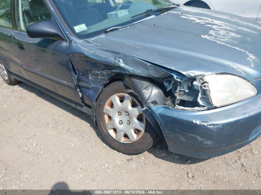 1998 Honda Civic Lx VIN: 2HGEJ667XWH552749 Lot: 39671013