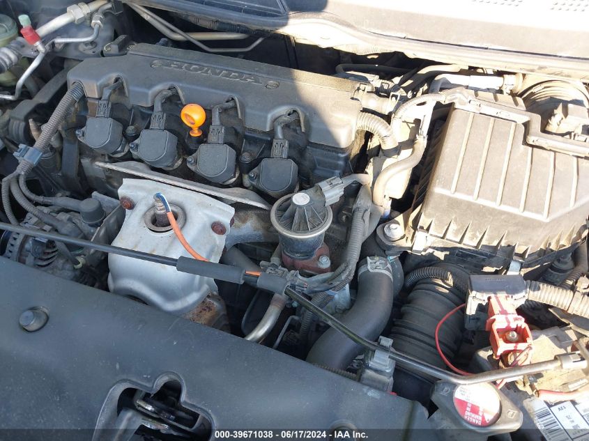 2009 Honda Civic Lx VIN: 2HGFA16599H319519 Lot: 39671038