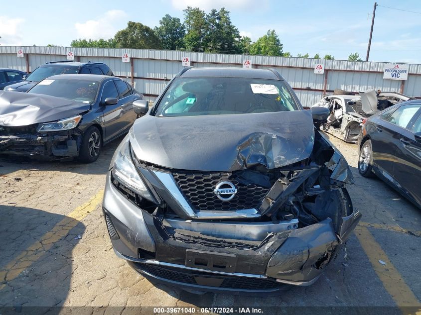 2020 Nissan Murano Sv VIN: 5N1AZ2BS2LN139487 Lot: 39671040