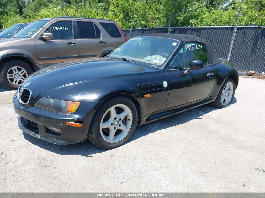 1998 BMW Z3 2.8 VIN: 4USCJ3333WLC13790 Lot: 39671041