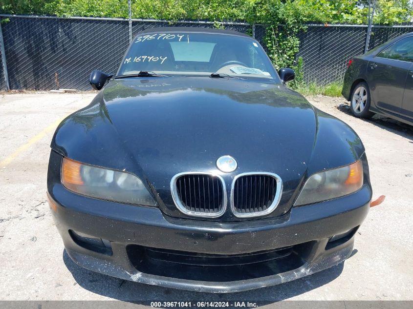 1998 BMW Z3 2.8 VIN: 4USCJ3333WLC13790 Lot: 39671041