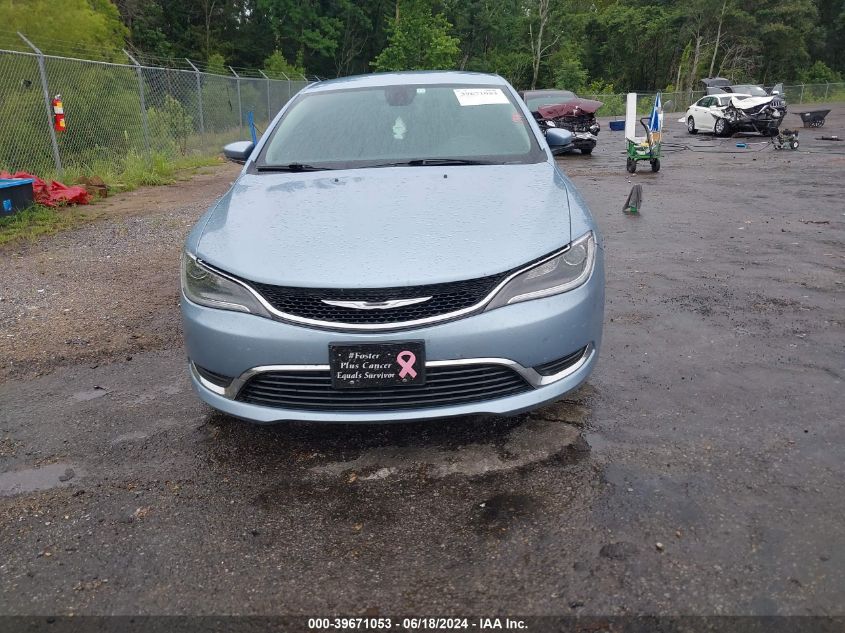 2015 Chrysler 200 Limited VIN: 1C3CCCAB4FN687862 Lot: 39671053