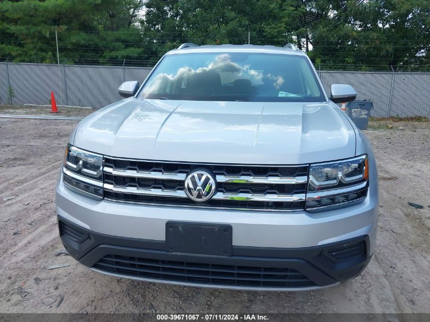 2019 Volkswagen Atlas 3.6L V6 S VIN: 1V2GR2CA8KC582031 Lot: 39671067