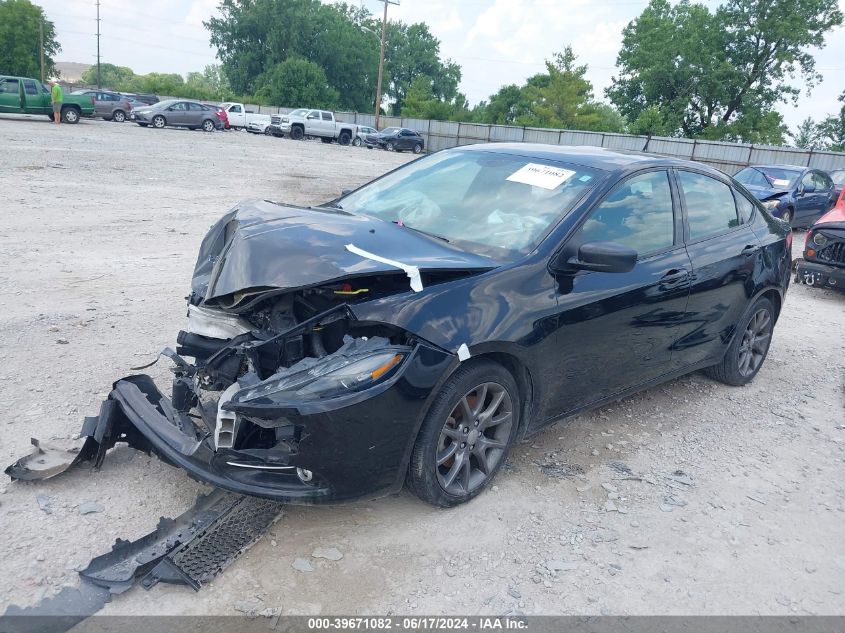 2014 Dodge Dart Sxt VIN: 1C3CDFBBXED851536 Lot: 39671082