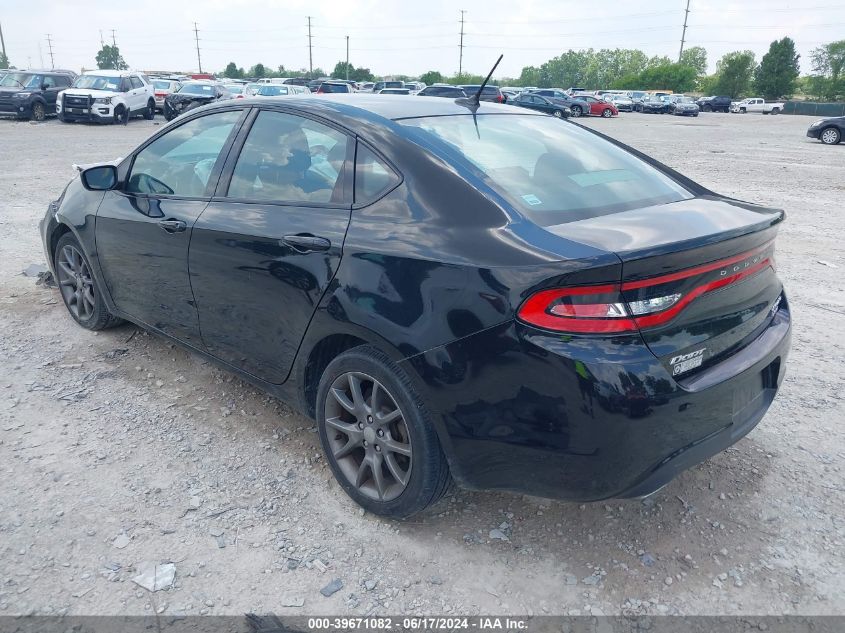 2014 Dodge Dart Sxt VIN: 1C3CDFBBXED851536 Lot: 39671082