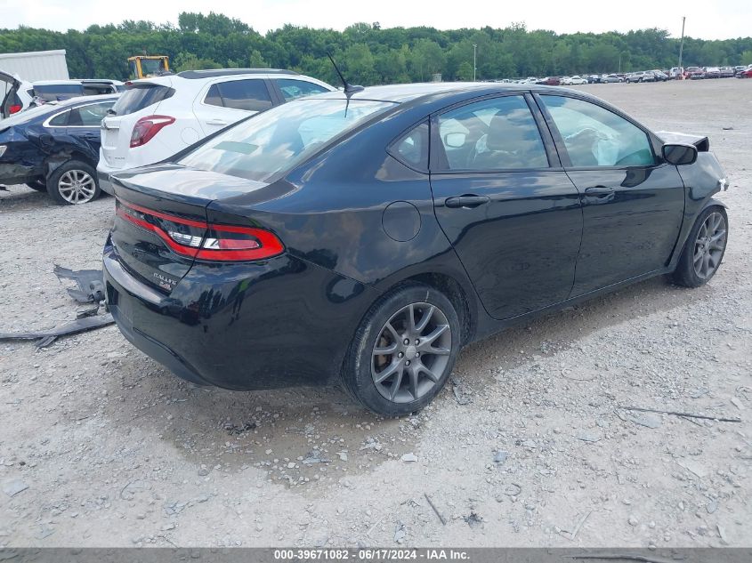 2014 Dodge Dart Sxt VIN: 1C3CDFBBXED851536 Lot: 39671082