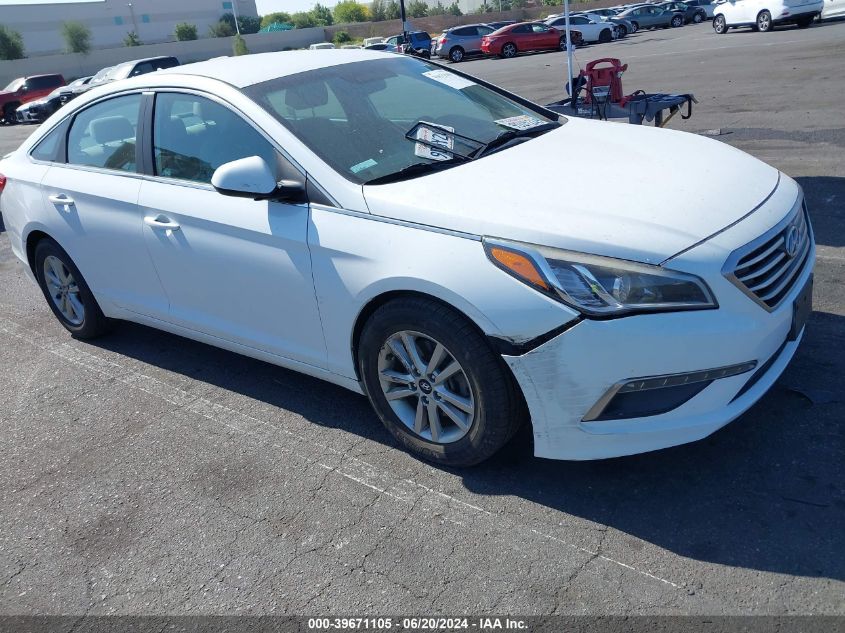 2015 HYUNDAI SONATA SE - 5NPE24AF8FH222873