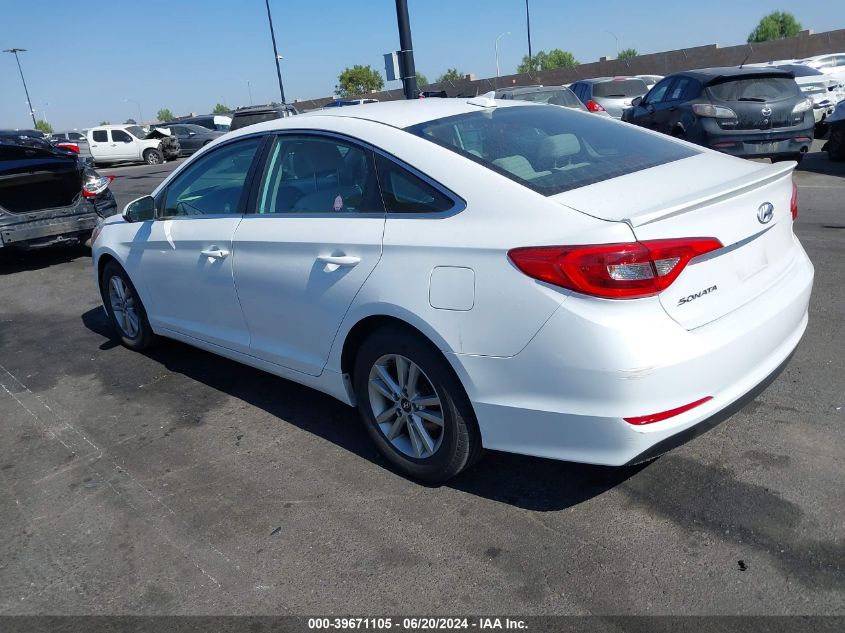 2015 Hyundai Sonata Se VIN: 5NPE24AF8FH222873 Lot: 39671105