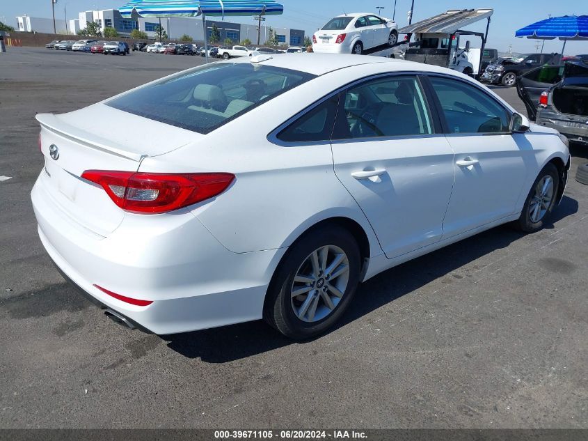 2015 Hyundai Sonata Se VIN: 5NPE24AF8FH222873 Lot: 39671105