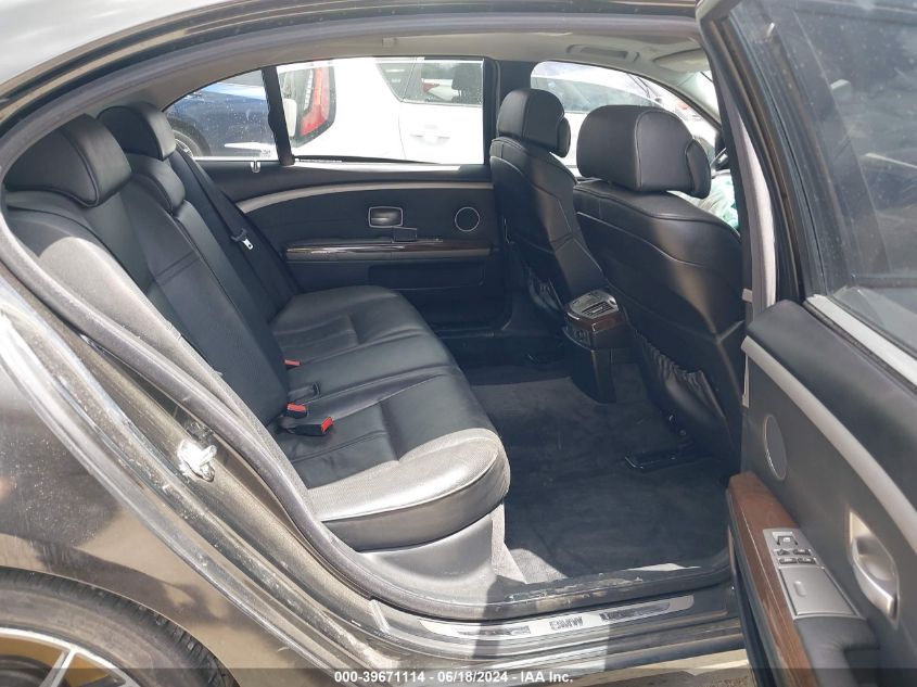 2007 BMW 750Li VIN: WBAHN83557DT65297 Lot: 39671114