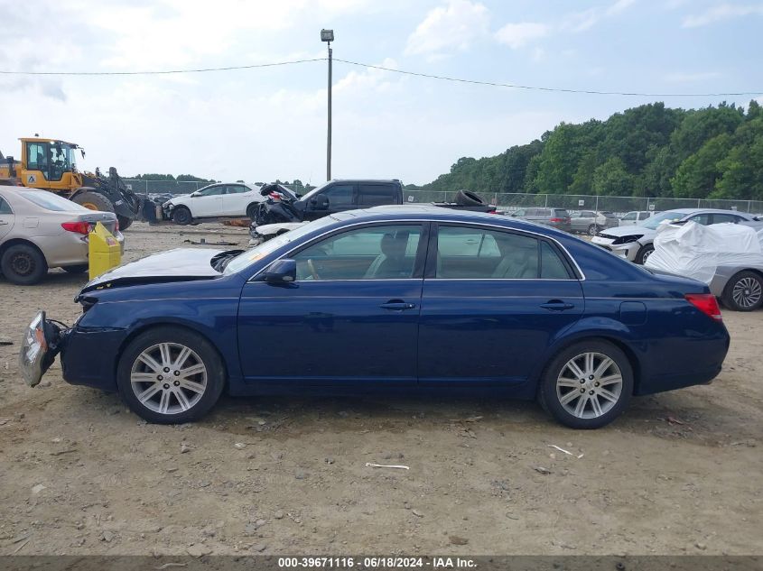 2007 Toyota Avalon Limited VIN: 4T1BK36B67U186784 Lot: 39671116