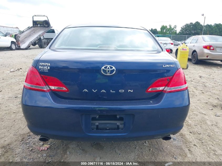 2007 Toyota Avalon Limited VIN: 4T1BK36B67U186784 Lot: 39671116