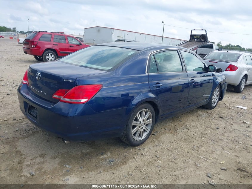 2007 TOYOTA AVALON VIN: 4T1BK36B67U186784