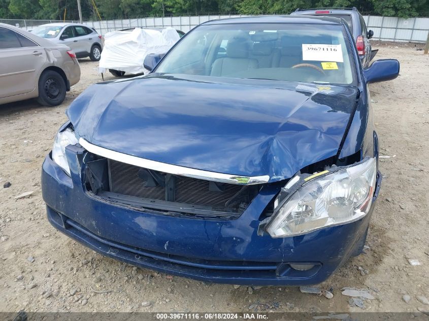 2007 TOYOTA AVALON VIN: 4T1BK36B67U186784