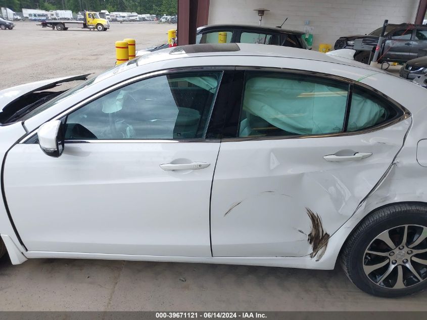 2017 Acura Tlx VIN: 19UUB1F36HA001115 Lot: 39671121