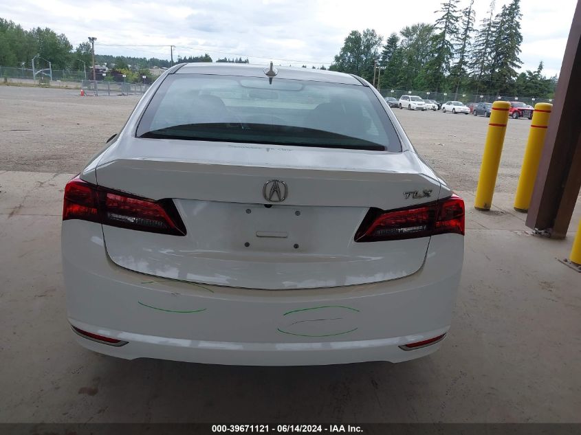 2017 Acura Tlx VIN: 19UUB1F36HA001115 Lot: 39671121