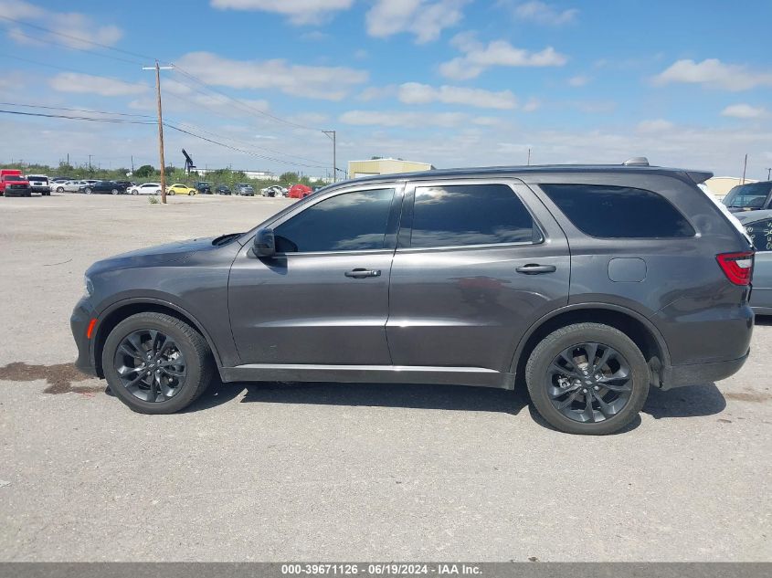 2021 Dodge Durango Gt Awd VIN: 1C4RDJDG7MC663739 Lot: 39671126