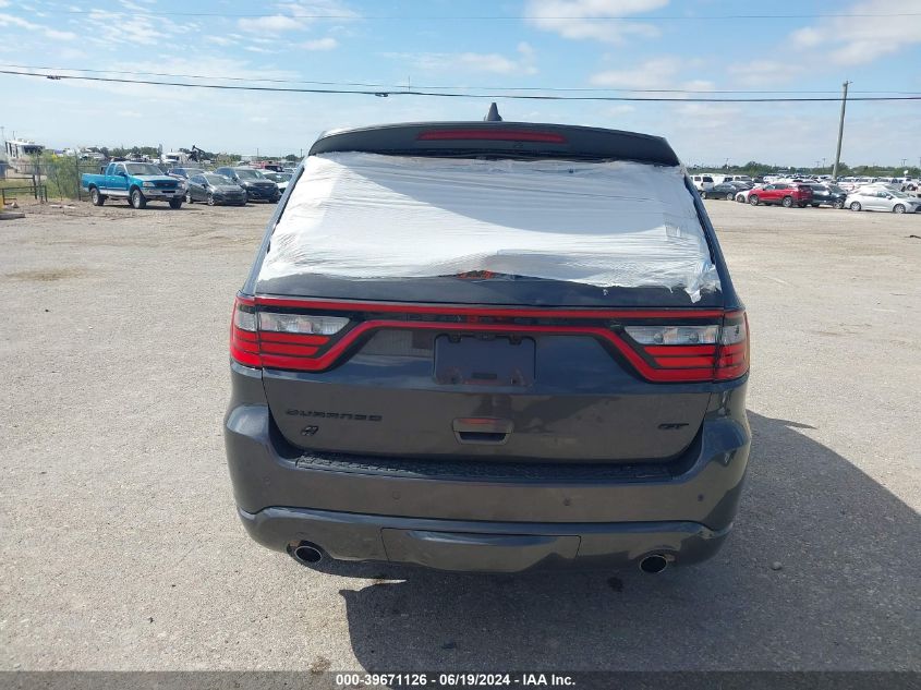 2021 Dodge Durango Gt Awd VIN: 1C4RDJDG7MC663739 Lot: 39671126