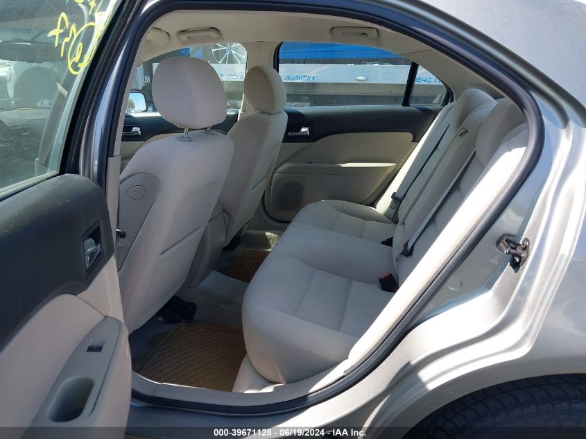 2008 Ford Fusion Se VIN: 3FAHP07Z88R257279 Lot: 39671128