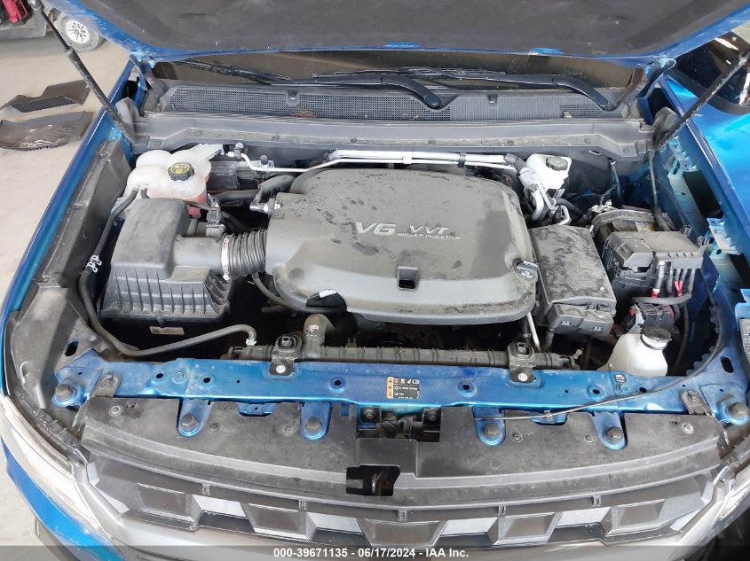 2022 Chevrolet Colorado 4Wd Short Box Z71 VIN: 1GCGTDEN9N1319691 Lot: 39671135