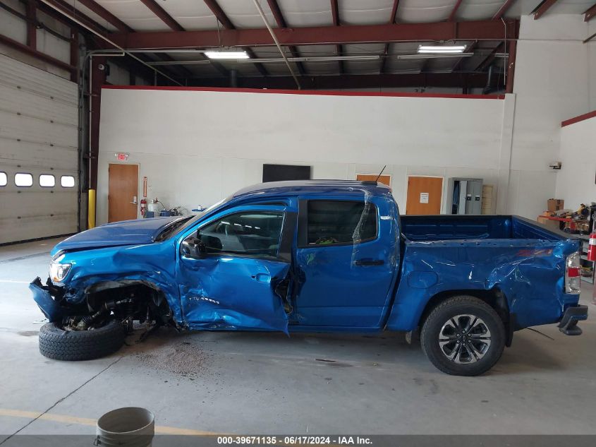 2022 Chevrolet Colorado 4Wd Short Box Z71 VIN: 1GCGTDEN9N1319691 Lot: 39671135