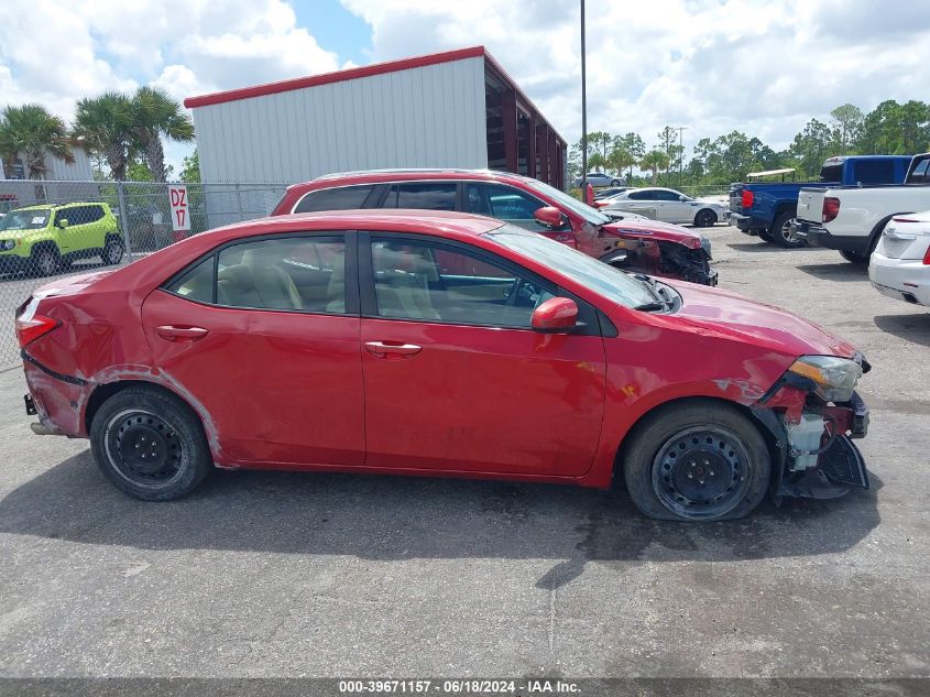 2017 Toyota Corolla Le VIN: 2T1BURHE2HC959984 Lot: 39671157