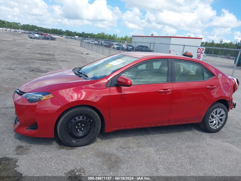 2017 Toyota Corolla Le VIN: 2T1BURHE2HC959984 Lot: 39671157