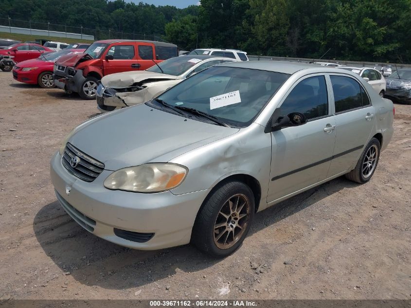 JTDBR32E630007757 | 2003 TOYOTA COROLLA