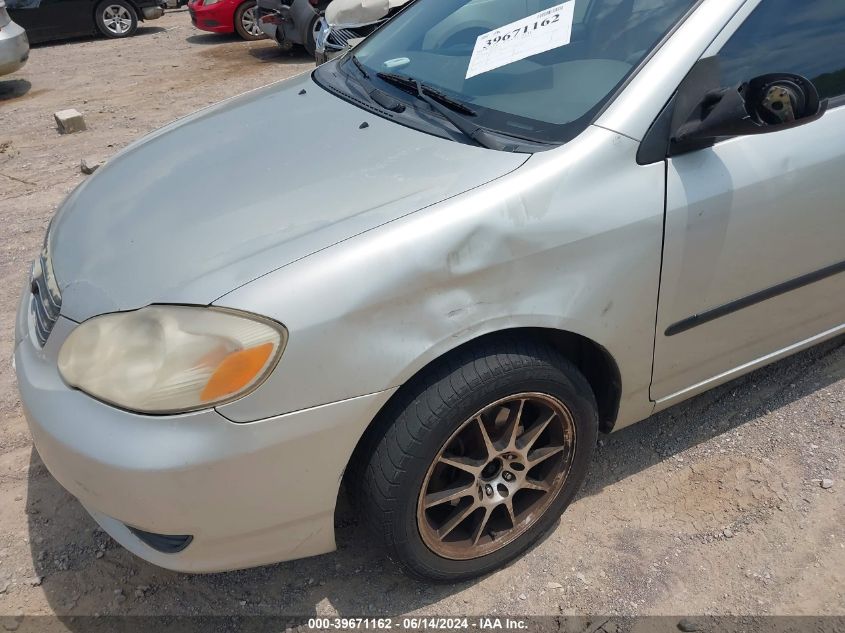 2003 Toyota Corolla Ce VIN: JTDBR32E630007757 Lot: 39671162