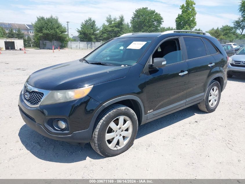 2011 Kia Sorento Lx VIN: 5XYKTDA18BG017818 Lot: 39671169