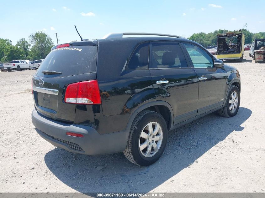 2011 Kia Sorento Lx VIN: 5XYKTDA18BG017818 Lot: 39671169