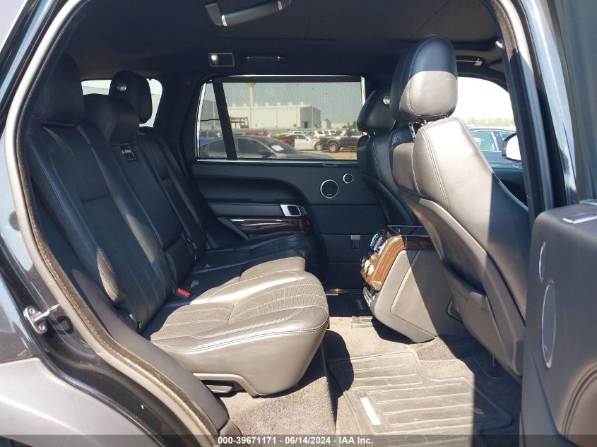 2014 Land Rover Range Rover Sport 3.0L V6 Supercharged Hse VIN: SALWR2WF6EA353134 Lot: 39671171