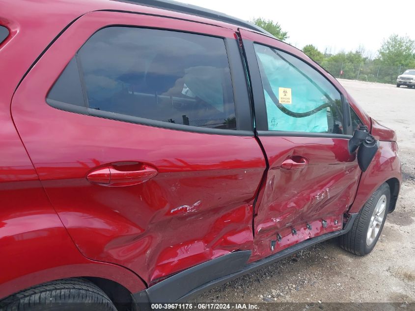 2021 Ford Ecosport Se VIN: MAJ3S2GE0MC450116 Lot: 39671175