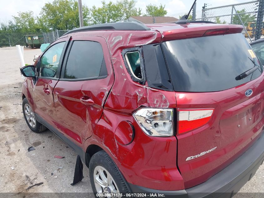 2021 Ford Ecosport Se VIN: MAJ3S2GE0MC450116 Lot: 39671175