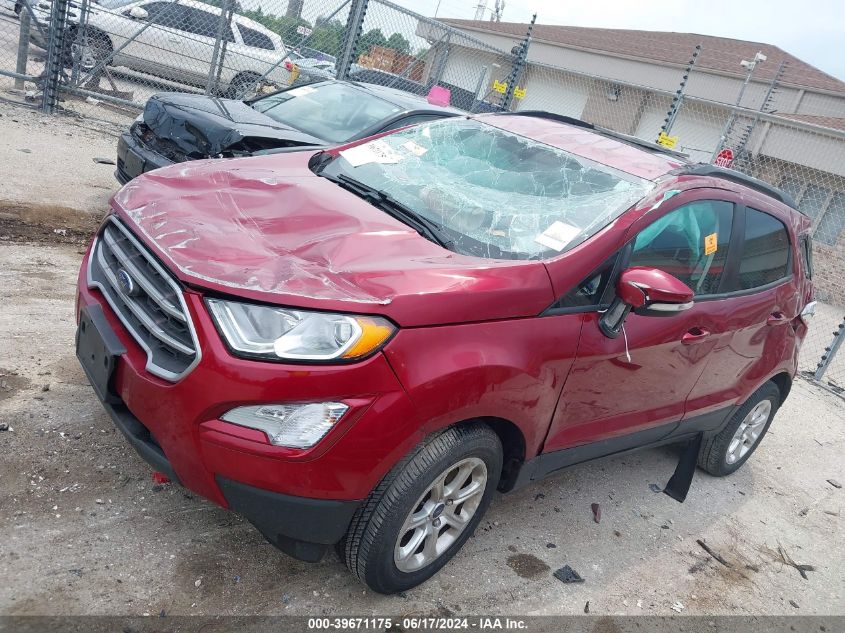 2021 Ford Ecosport Se VIN: MAJ3S2GE0MC450116 Lot: 39671175