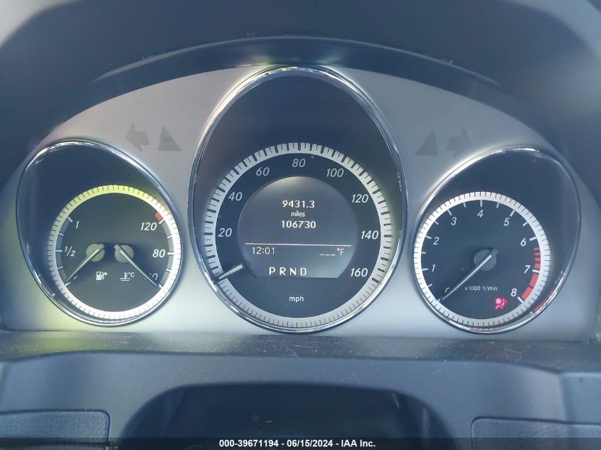 2011 Mercedes-Benz C 300 Luxury/Sport VIN: WDDGF5EB6BF641129 Lot: 39671194