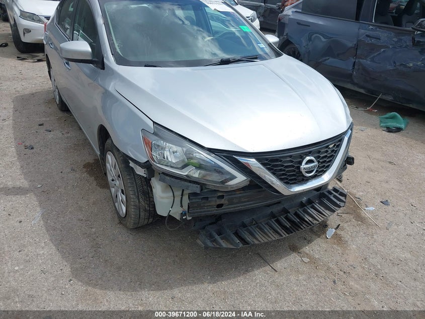 2017 Nissan Sentra Sv VIN: 3N1AB7AP6HL712050 Lot: 39671200