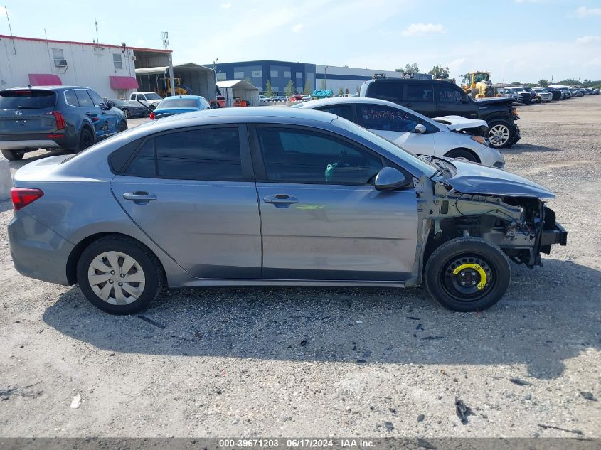 2020 Kia Rio S VIN: 3KPA24ADXLE275085 Lot: 39671203