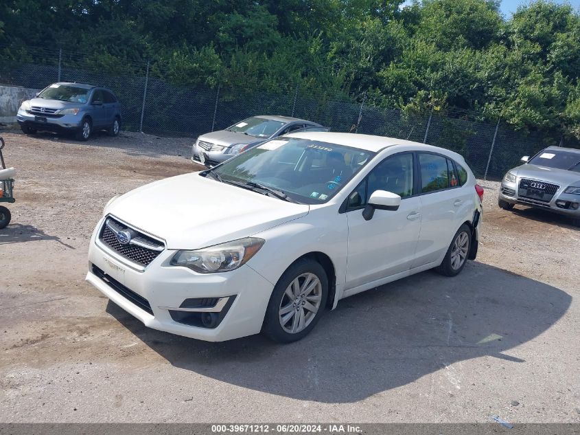 2015 Subaru Impreza 2.0I Premium VIN: JF1GPAC64FH233380 Lot: 39671212