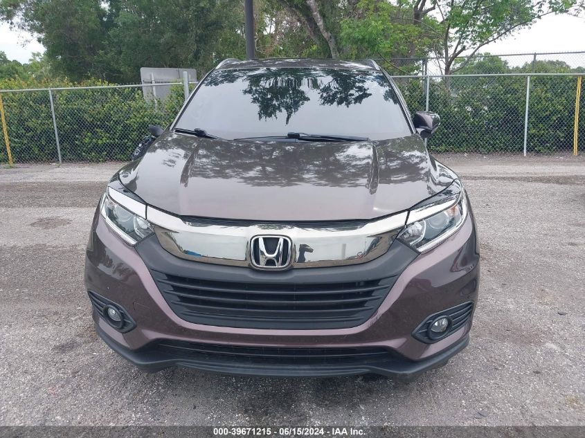 2019 Honda Hr-V Ex-L VIN: 3CZRU5H74KM717800 Lot: 39671215