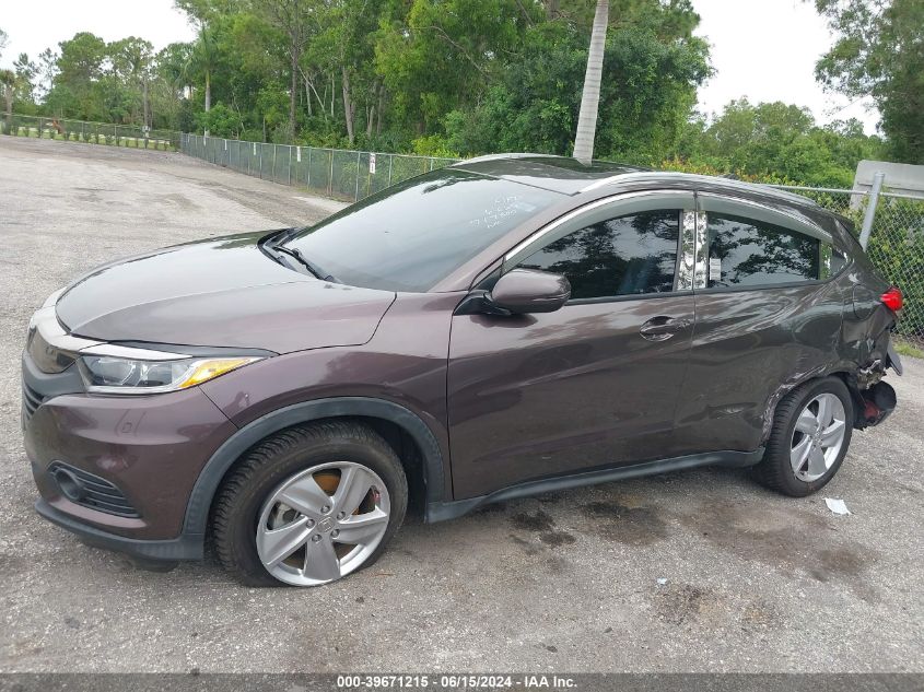 2019 Honda Hr-V Ex-L VIN: 3CZRU5H74KM717800 Lot: 39671215