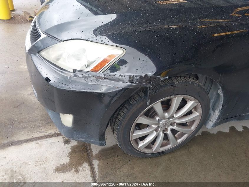 2008 Lexus Is 250 VIN: JTHCK262185019486 Lot: 39671226