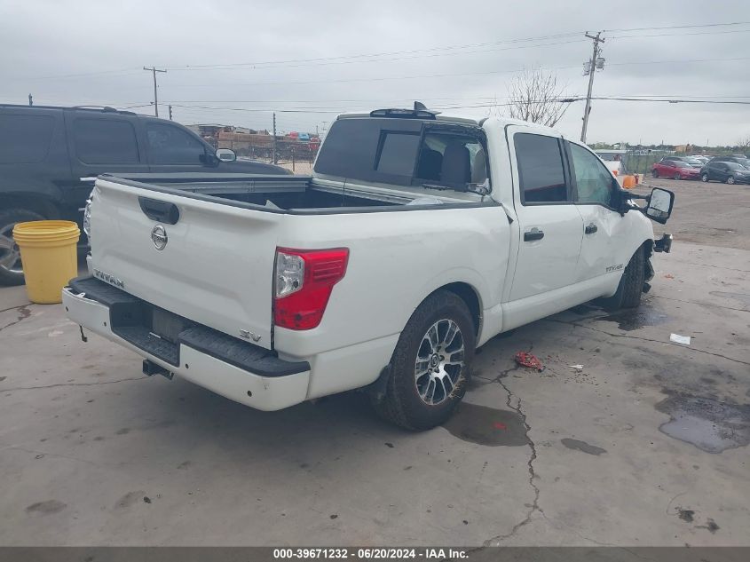 2022 Nissan Titan Sv/Sl/Platinum Reserve VIN: 1N6AA1EF2NN101293 Lot: 39671232