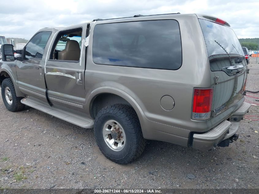 2005 Ford Excursion Limited VIN: 1FMNU43S95ED45838 Lot: 39671244